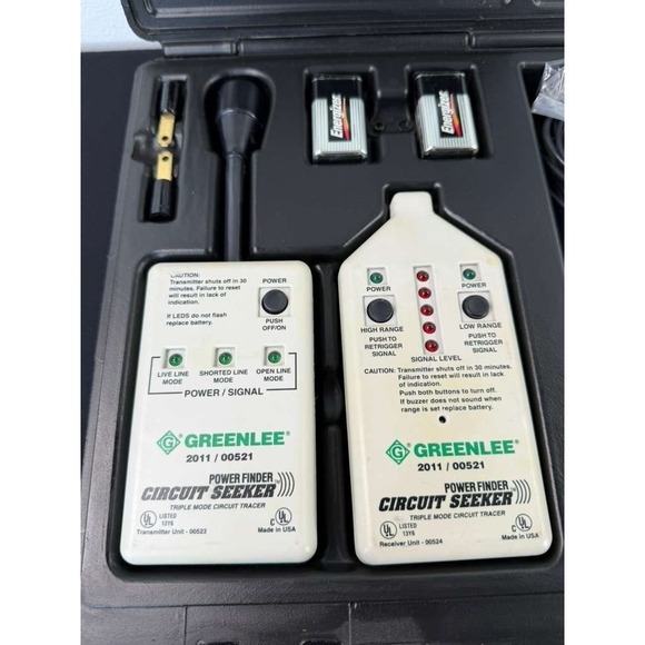 Greenlee 2011/00521 Power Finder Circuit Seeker Tested And Working - Picture 7 of 16